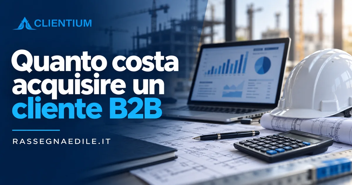 Quanto costa davvero acquisire un cliente B2B nell’edilizia e nell’impiantistica
