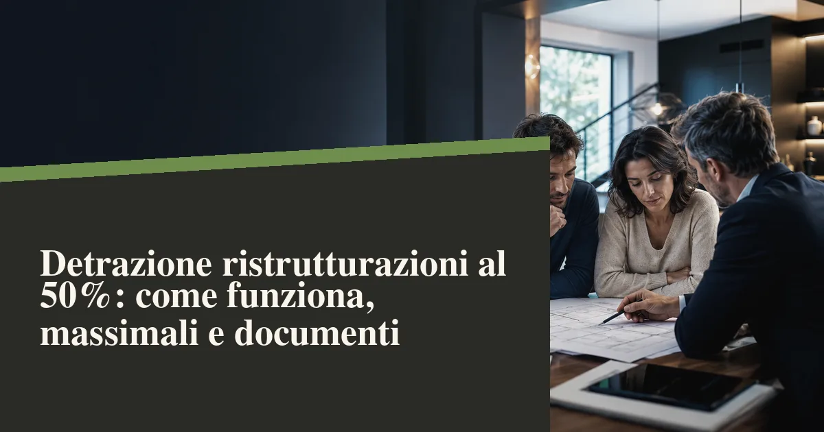Ristrutturazione appartamento e detrazione ristrutturazioni al 50%