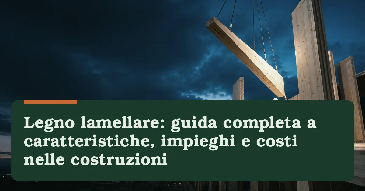 Struttura portante in legno lamellare durante il montaggio in cantiere